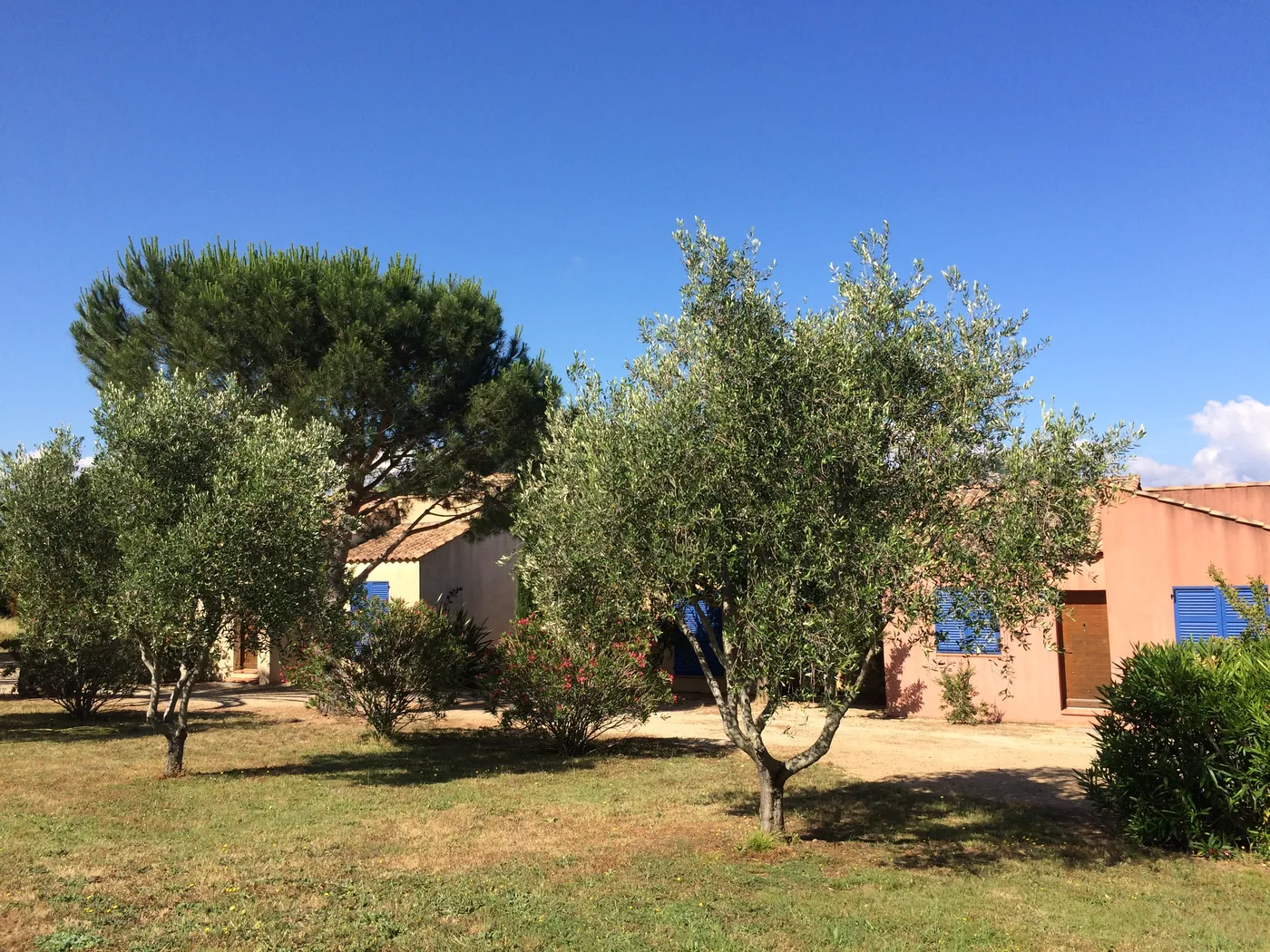 Vue extérieure des Villas Clos Grégoire à Patrimonio